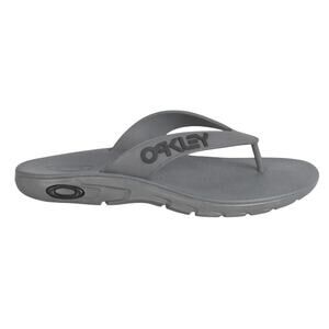 Oakley Men's B1B Flip Flop Grey Sandals Size 10